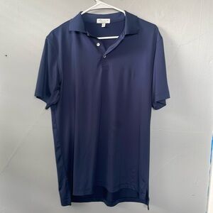 Peter Millar Men’s Small Navy Summer Comfort Pitt Swanson old money polo yacht
